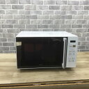 ヤマゼン 電子レンジ 500W 18L 50-60hz 全国対応 フラットテーブル PRW-F180(W) 2024年製 【中古】