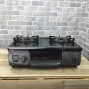 リンナイ ガスコンロ 都市ガス 約56cm幅 水無し片面グリル KSR563BKR 2024年製 【中古】