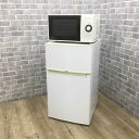 家電セット 2点セット ハイアール 冷蔵庫 85L シャープ 電子レンジ 【中古】|詳細画像