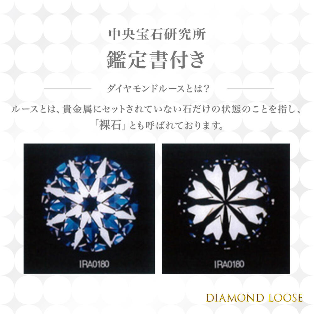 ジュエリー 11時のティータイムのダイヤモンドルース ダイヤモンド ルース 裸石 0.345ct D-VVS1 H&C EX 0.345カラット 送料無料 ジュエリー アクセサリー 彼女 女性 ギフト 大人 可愛い 天然石 11時のTeatime レディース おしゃれ 母の日｜アングル2
