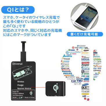 QI レシーバー レシーバーシート Qiレシーバー Qi対応 急速充電 ワイヤレス充電 Android iPhone Micro USB 対応 Qi 無接点 Qi規格 アダプタ 置くだけ 充電 qi充電器 qiチャージャーレシーバー スマホ対応 無線 極薄おくだけ充電 スマートフォン 無接点充電 送料無料