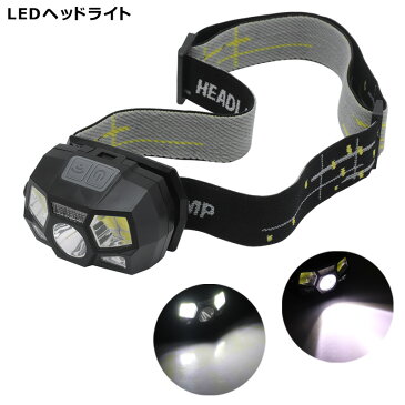 ヘッドライト 充電式 LEDヘッドランプ led ヘッド ライト ヘッドライト 釣り 高輝度 XPE COB 搭載 150ルーメン センサー搭載 ズーム機能 90°角度調整可 5モード切替 防水 防塵 ライト 作業灯 夜釣り 登山 キャンプ 工事 作業 アウトドア 防災 緊急災害 送料無料