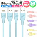 【高評価4.53点】USB-A to Lightning ケーブル 2本セット 1.2m 2m ip ...