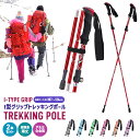 【楽天2位獲得】トレッキングポール ウォーキング ハイキング 登山 スティック トレッキング ウォーキングポール 伸縮 山登り 杖 メンズ レディース 万能アイテム 軽量270g 五段式 トレッキングステッキ アルミ製 2本セット 折りたたみ 超軽量 I型 登山杖