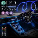 LEDライト 車内装飾 2in1 光量調節 7色 イルミネーション 色変更 リモコン操作 取付簡単 柔軟性 切断可能 DIY 間接発光 車内電装用品 多種モード RGB ネオン 雰囲気ライト 車用 USB給電 4m 光ファイバー 2分岐タイプ 高輝度 ランダムな光り 音楽と同期 遠隔操作