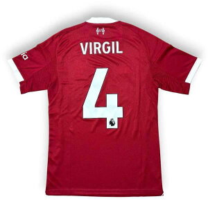 アディダス リバプールFC 25/26 ホームレプリカユニフォーム #4 ファン・ダイク JYF22VIRG4( リバプール トップス レプリカ ファングッズ ファンダイク )