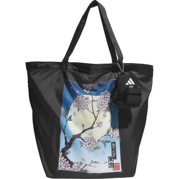 アディダス JAPAN パッカブル エコバッグ LOK75( 買い物バック 携帯バッグ スポーツ ジム 折り畳み 通勤 部活 クラブ 遠征 旅行 コンパクト )