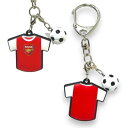 アーセナルFC ユニ型 ラバーキーホルダー ARS54637( サッカー アーセナル グッズ サッカーアーセナル ファングッズ キーホルダー アクセサリー 子供 プレゼント 冨安 サカ ウーデゴール )