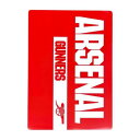 アーセナルFC 下敷き ARS54889( サッカー フットサル アーセナル ファングッズ グッズ 公式 文房具 学校 )