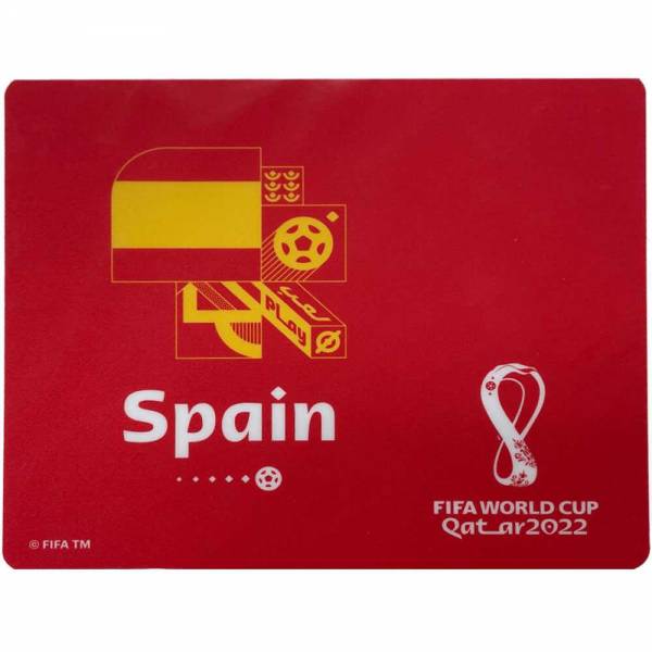 FIFA ワールドカップ カタール 2022 公式 マウスパッド スペイン代表 FWCQ184( サッカー ワールドカップ オフィシャル グッズ ロゴ ファングッズ 応援グッズ プレゼント マウスパッド PC サプライ カタール ワールドカップグッズ 応援 スペイン ペドリ ガビ ブスケツ )