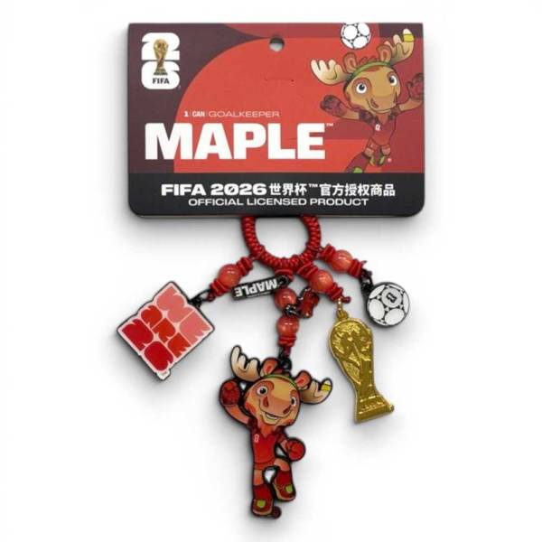 FIFA ワールドカップ 2026 メタル アクリル キーホルダー メイプル KF09004092( ...