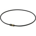 ファイテン RAKUWA磁気ネックレス ローレット ブラック/ゴールド 50cm TG898153( スポーツアクセサリー 磁気ネックレス 磁気アクセサリー ス...