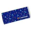 FCバルセロナ フェイスタオル BCN87756( サッカー フットサル 海外クラブチーム バルセロナグッズ タオル ペドリ ガビ )