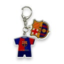 FCバルセロナ アクリル2連チャーム BCN87766AC( サッカー フットサル 海外クラブチーム バルセロナグッズ キーホルダー ペドリ ガビ オルモ )