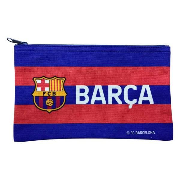 乐天商城 - FCバルセロナ フラットポーチ BCN88063( サッカー 海外クラブチーム バルセロナグッズ エンブレム ファングッズ )