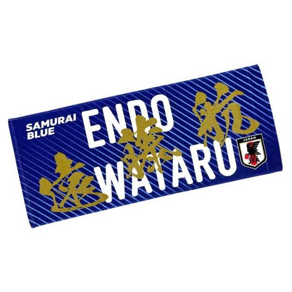 JFA サッカー日本代表 プレーヤーズ プリントフェイスタオル JO603( サッカー フットサル  ...