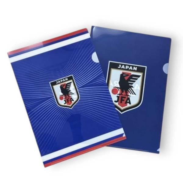 JFA サッカー日本代表 クリアファイル (2枚セット) JO834( サッカー フットサル 文房具 ...