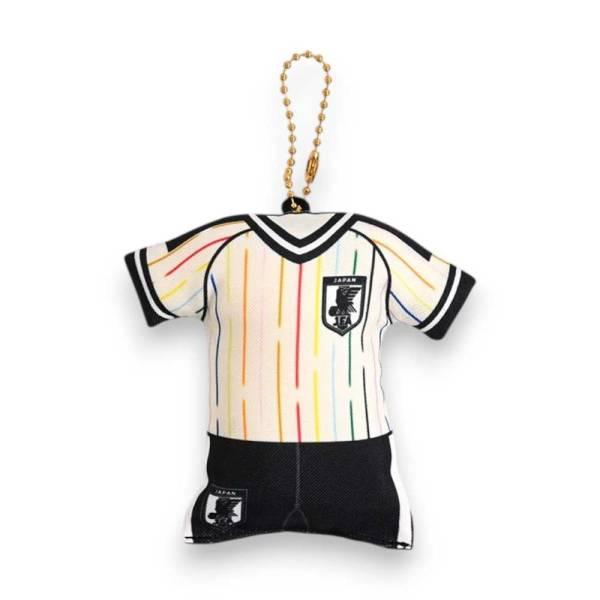 JFA サッカー日本代表 ユニフォーム型クッションキーホルダー アウェイ JO861( サッカー 公 ...