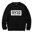 SY32 by SWEET YEARS BOX LOGO P/O CREW スウェット TNS17052( サッカー フットサル ウェア ファッション ラグジュ...