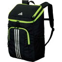 モルテン アディダス サッカー ボール用 デイパック 27L (ブラック/イエロー) ADP50BKY