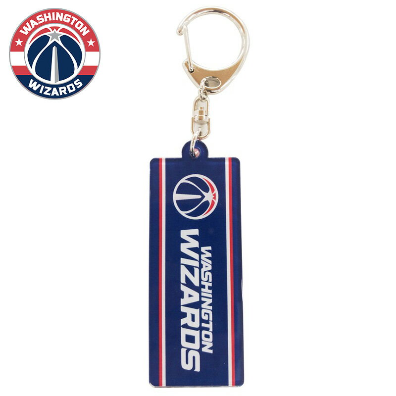 NBA ワシントン ウィザーズ アクリルキーリング NBA32756( バスケ バスケットボール グッズ キーホルダー ウィザーズ Washington Wizards )