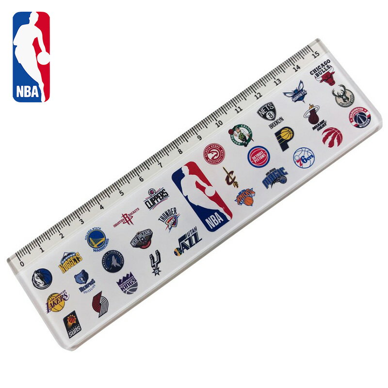 NBA 定規 ALL 15cm NBA33311( バスケ 