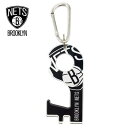 NBA マルチタッチアクリルキーホルダー NETS NBA34562( バスケットボール NBAチーム ファングッズ ブルックリン ネッツ 非接触 非接触リング...