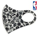 NBA マスク ALLOVER Lサイズ NBA34616( バスケットボール バスケ 衛生用品 マスク ファッションマスク )