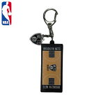 NBA ブルックリン・ネッツ コート柄ラバーキーホルダー(チャーム付) NBA35546( バスケ バスケット NBAグッズ バスケグッズ ファングッズ )