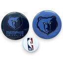 NBA メンフィス・グリズリーズ 缶バッジ 3個セット NBA35861( バスケットボール グッズ 缶バッジ ピンバッジ NBA メンフィスグリズリーズ )