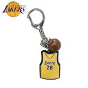 NBA ロサンゼルス・レイカーズ ラバーキーホルダー #28 八村塁 NBA53310