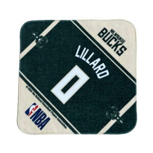 NBA ミルウォーキー・バックス ミニタオル #0 デイミアン・リラード NBA54296( バスケ バスケット NBAグッズ ファングッズ バスケグッズ プレゼント 大人 子供 タオル 選手 番号 )