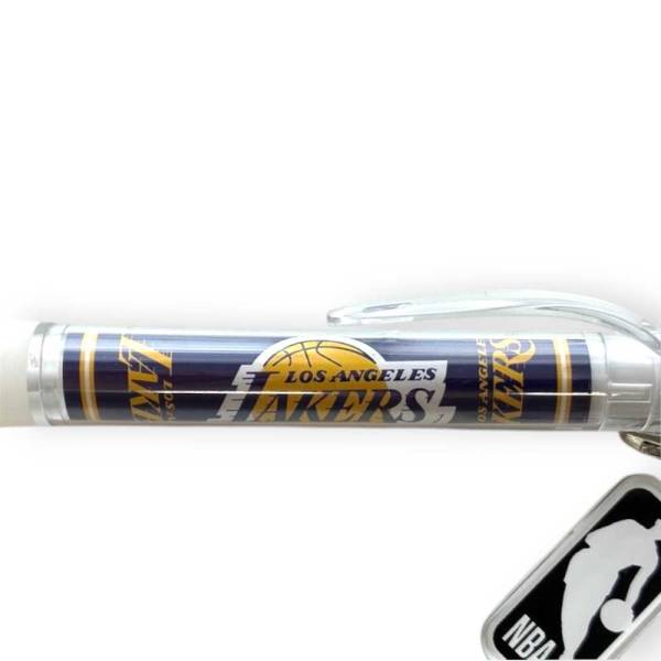 イレブンストア 楽天市場店のNBA ロサンゼルス・レイカーズ ボールペン NBA54997( バスケットボール グッズ 公式 筆記用具 文具 NBA )｜アングル3
