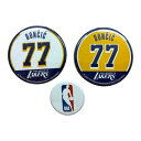 NBA ロサンゼルス・レイカーズ 缶バッジ 3個セット #77 ルカ・ドンチッチ NBA87417( バスケ バスケットボール NBA 公式 グッズ ルカ ドン...