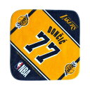 NBA ロサンゼルス・レイカーズ ミニタオル #77 ルカ・ドンチッチ NBA87421( ドンチッチ タオル バスケ バスケットボール NBA 公式 グッズ プレゼント ファングッズ エヌビーエー ルカ ドンチッチ レイカーズ 77番 )