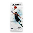 NBA サンアントニオ・スパーズ イラストフェイスタオル #1 ビクター・ウェンバンヤマ NBA87611( バスケ 公式 タオル グッズ 三辺 詩音 )
