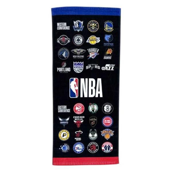 NBA フェイスタオル ALL(ブラック) NBA87919( バスケ NBA 公式 グッズ タオル )