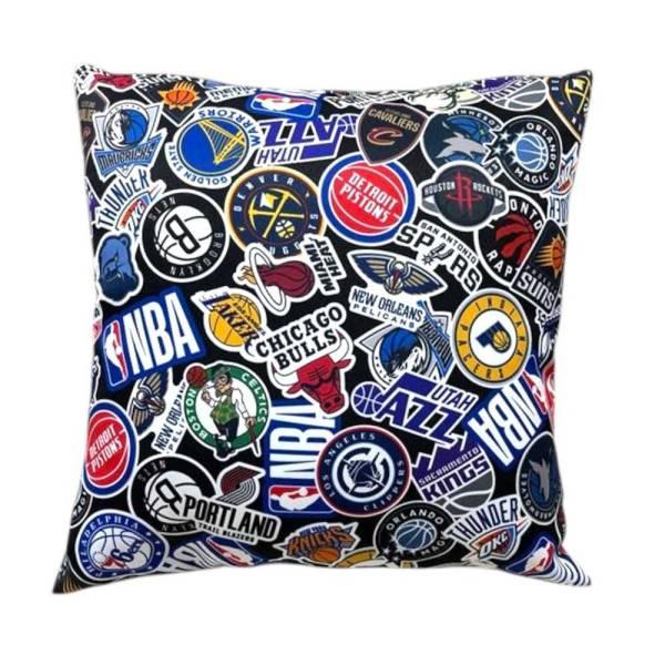 NBA クッション ALLOVER NBA87921( バスケ バスケット ファングッズ 公式 NBAグッズ インテリア 雑貨 )