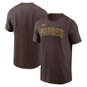 ナイキ サンディエゴ・パドレス WORDMARK コットンTEE 20QPYP0U5( MLB パドレス 公式 Tシャツ 野球 )