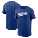 ナイキ ロサンゼルス・ドジャース WORDMARK コットンTEE 4EWLD0U5( MLB ロサンゼルス ドジャース 公式 野球 Tシャツ )
