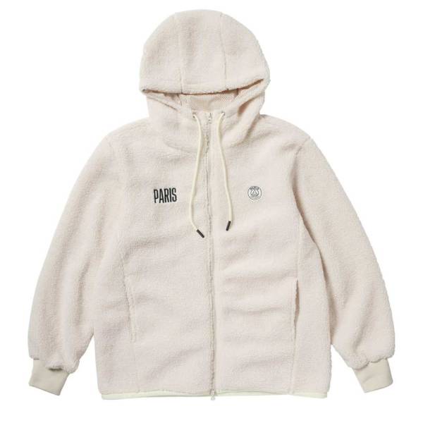 パリサンジェルマン PSG EMB LOGO BOA HOODIE PS2325FW01( フーディー フルジップ ボア ロゴ )