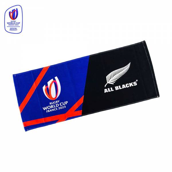 ラグビーワールドカップ2023 フランス RWC 2023×ALL BLACKS フェイスタオル R ...