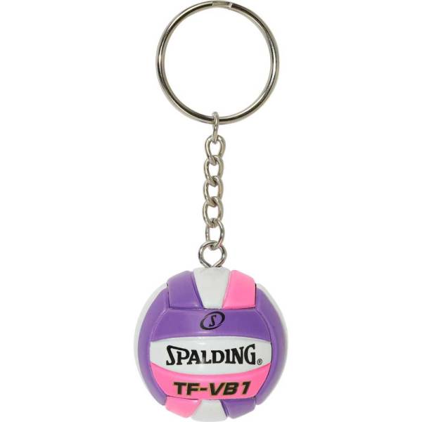 スポルディング バレーボール キーチェーン パープル/ピンク 11009VPP