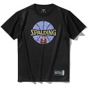 スポルディング ジュニア Tシャツ ONE PIECE ゴムゴムの実 ボールプリント SJT25157P( ワンピース コラボ バスケ 半袖シャツ キッズ ルフ...
