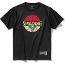 スポルディング ジュニア Tシャツ ONE PIECE ヒトヒトの実 ボールプリント SJT25159P( ワンピース コラボ バスケ 半袖シャツ チョッパー ...