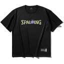 スポルディング Tシャツ ONE PIECE ゴムゴムの実 ロゴ SMT25104P( ワンピース コラボ バスケ 半袖シャツ ゴムゴム グッズ ルフィ )