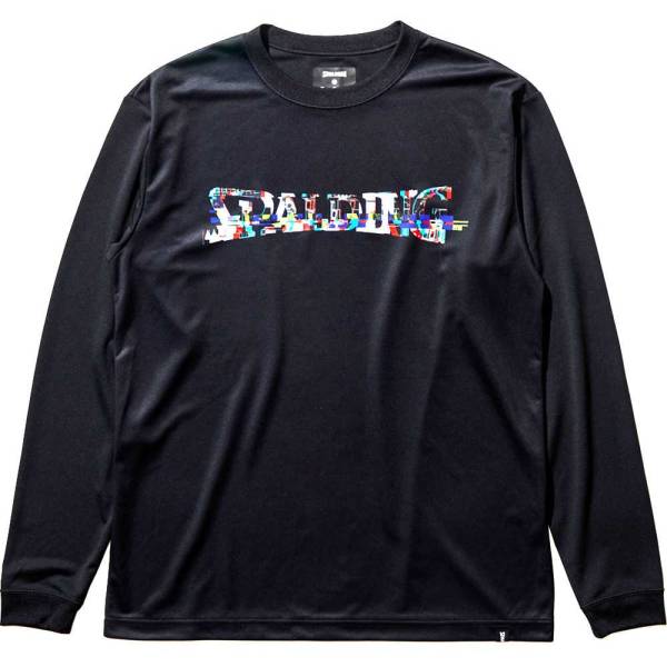スポルディング 長袖Tシャツ デジタルノイズロゴ SMT22117