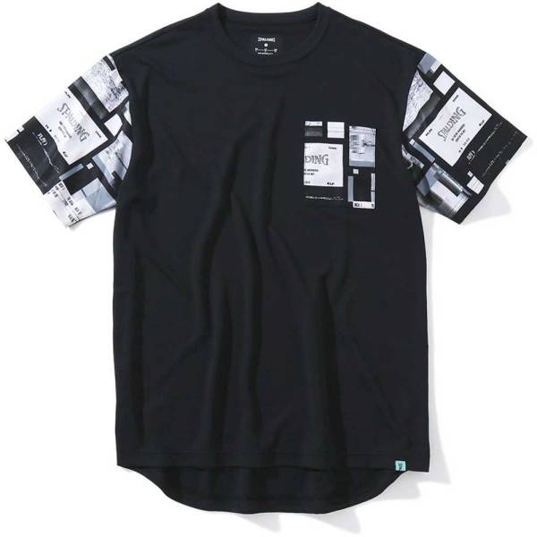 スポルディング Tシャツ デジタルコラージュポケット SMT23011