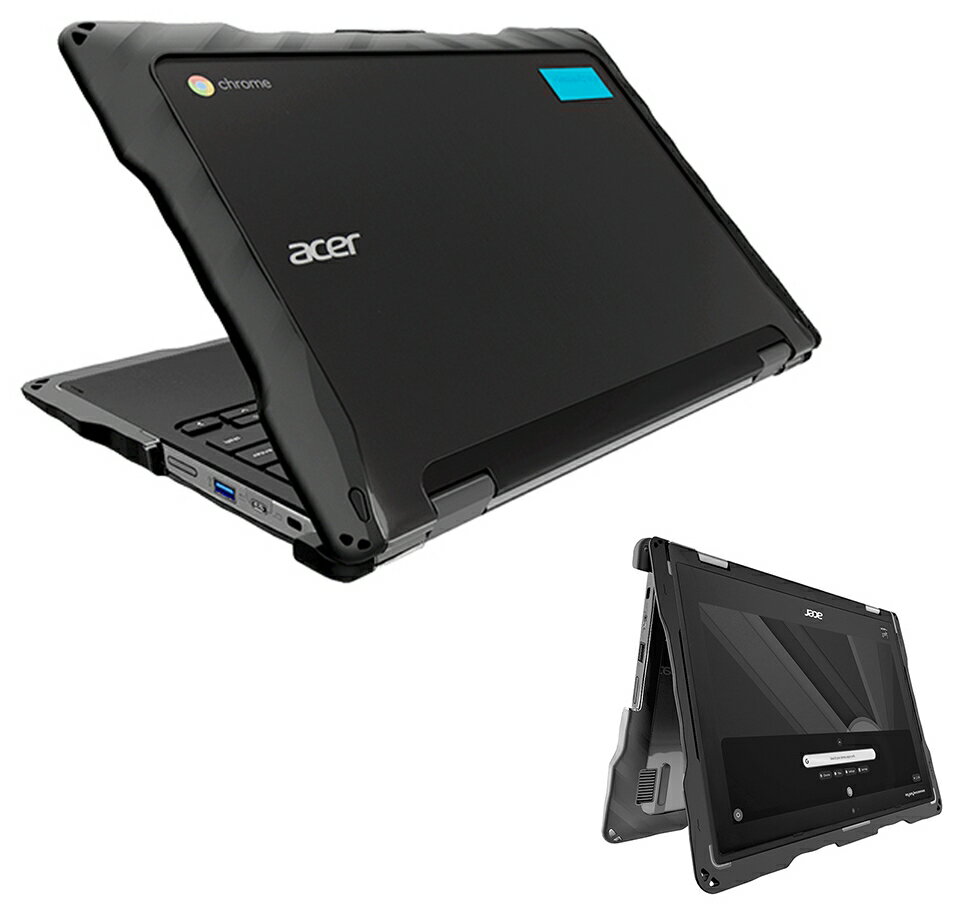 DropTech耐衝撃ハードケース Acer Chromebook Spin 511(R752)タブレットモード対応