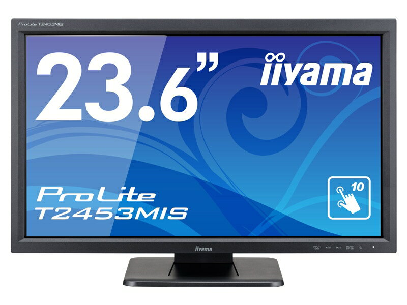 [ProLite]23.6型 ワイドタッチパネル 液晶ディスプレイ ProLite T2453MIS(1920x1080/VA方式パネル/D-sub/HDMI/DisplayPort/スピーカ:あり/ブラック)